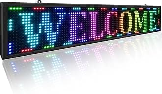 P10 40x8 inches LED  display