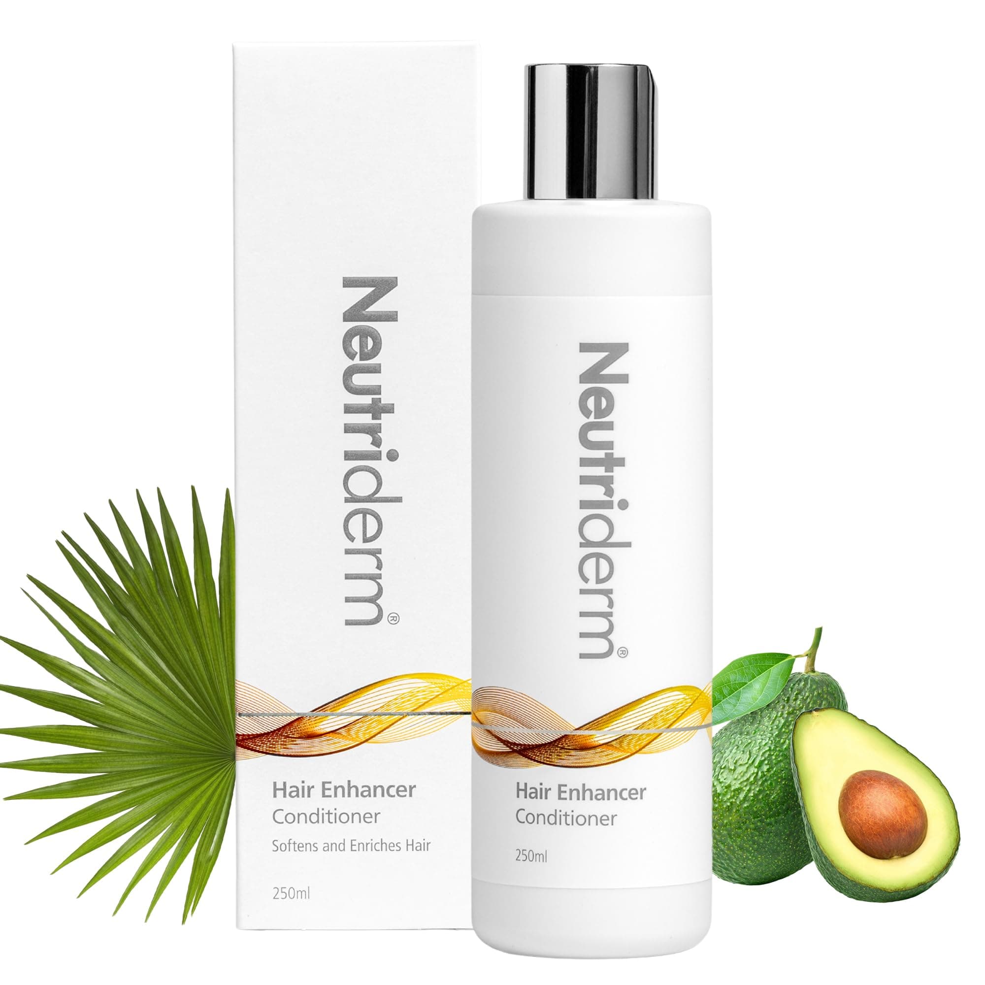 Neutriderm Hair Enhancer Conditioner, Thickening and Strengthening Conditioner, Boosts Hair Thickness and Fullness, Hydrating Formula for Thicker-looking Hair 250ml (8.45 fl oz)