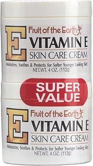 Fruit Of The Earth Bogo Cream Vitamin-E 4 Ounce Jar (118ml) (2 Pack)