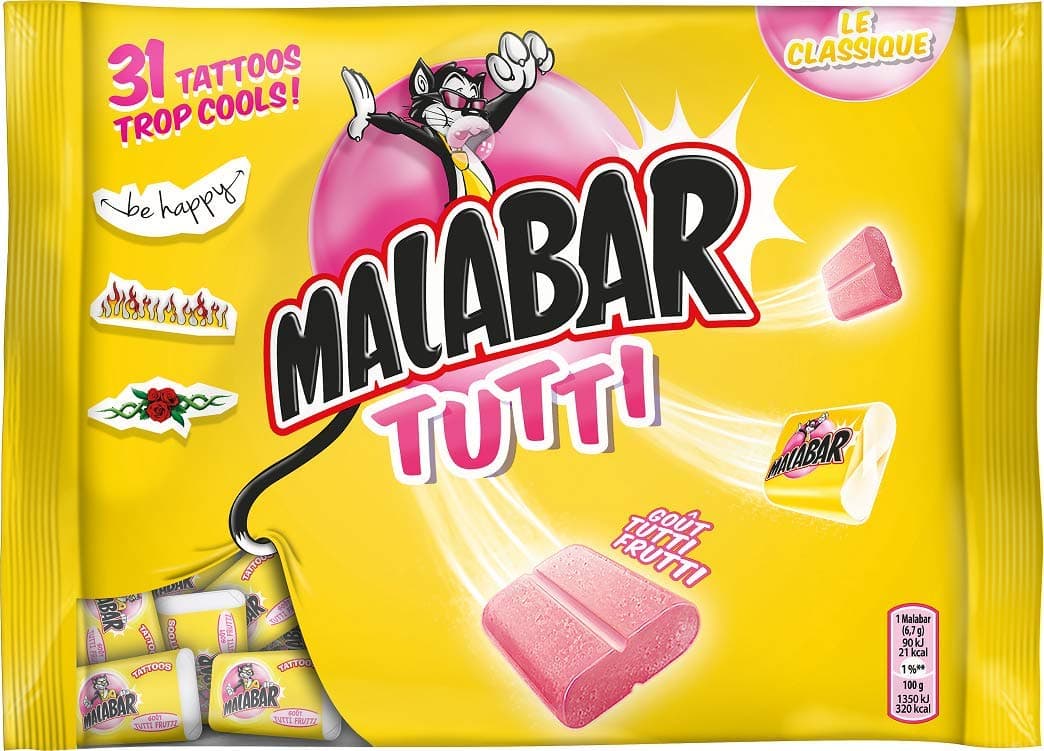 Malabar – Bubble Gum (214 g) – EU