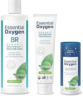 Pristine Protocol A 3-Step System (1. Rinse 2. Brush 3. Polish) for Your Best Smile Ever, 3 Count, Combo Pack