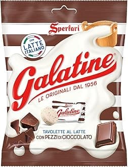 Galatine Chocolate Milk Candy Bags, Individually Wrapped Italian Tablets, 115 gr / 4.05 Ounce Bag (1-Pack)