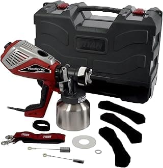 0524093 FlexSpray Paint Sprayer, Great for Interior, Exterior and Fine Finishing, Adjustable Settings, Includes Storage Case and Shoulder Straps, Multi-colored