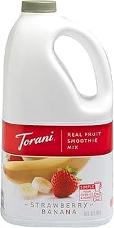 Torani Real Fruit Smoothie Mix - Strawberry Banana (64 Fl Oz)