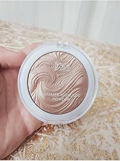 MUA Makeup Academy Shimmer Highlighter Powder, Radiant Cashmere - Highly Pigmented Glow Finish, 8 g
