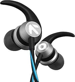 BassBuds X1 in-Ear Wired Earphones with 10mm Extra Bass Driver and HD Sound with mic (Blue)