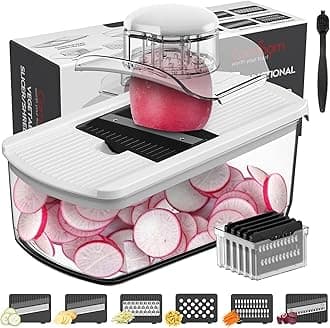 Cambom Mandoline Slicer Vegetable Slicer Multifunctional Veggie Slicer Spiral...