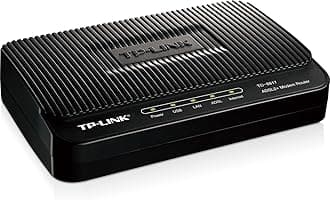- TP-LINK TD-8817 ADSL2+ Modem, 1 RJ45, 1 USB Port, Bridge Mode, NAT Router, Annex A, ADSL Splitter, 24Mbps Downstream