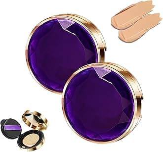 Soft Matte Cream Concealer, Waterproof Foundation - Full Coverage, Moisturizing Contour and Brighten (2pcs - Natural Color)