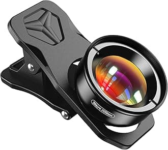 Professional Macro Lens for Smartphone HD Macro Lens Smartphone Compatible with iPhone, Pixels, Samsung Galaxy, Huawei, Xiaomi and Most Mobile Phones