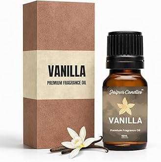 Vanilla Fragrance Oil | 15 ml | Aroma Oil for Home Fragrance | Best for Aromatherapy | Use in Diffusers, Candles, Air Fresheners (15ML, Vanilla)