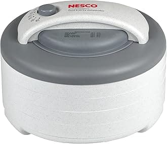 NESCO FD-60, Snackmaster Express Food Dehydrator, White, 500 watts