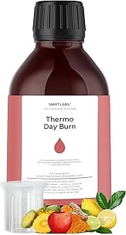 SMRT LABS Thermo Day Burn, L Carnitine Day Shred Fat Burner, Liquid Weight Loss That Work Fast, Fat Burners for Women Weight Loss & Men, Appetite & Hunger Control, Formula 9-in-1 & 100% Natural
