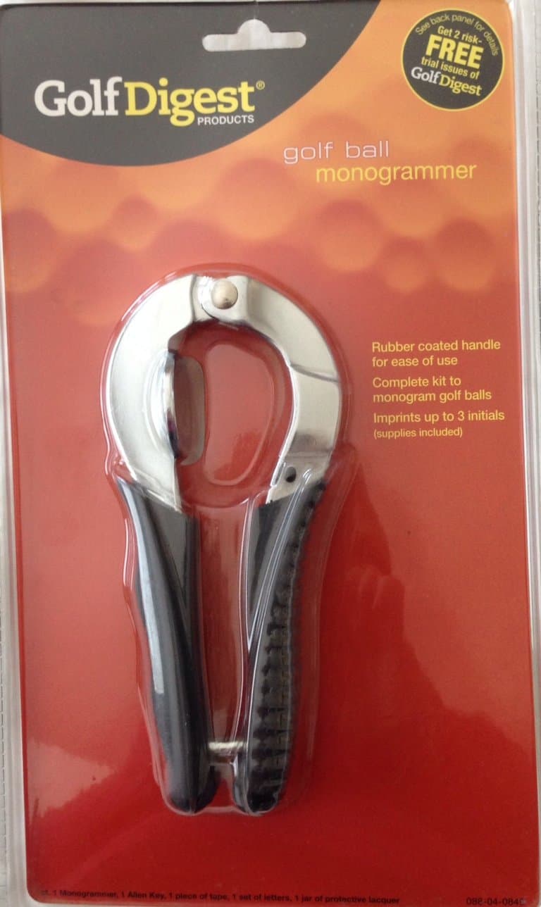 Golf Digest Golf Ball Monogrammer