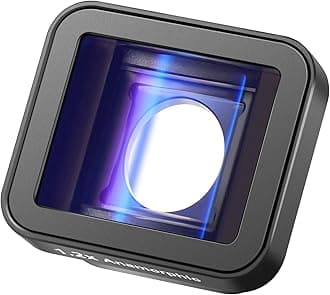 NEEWER 1.2X Anamorphic Lens Compatible with Gopro Hero 12 11 10 9 Black, Widescreen Cinematic Effect with Blue Flare, Anti Reflection Multi Coated HD Optical Lens, LS-56