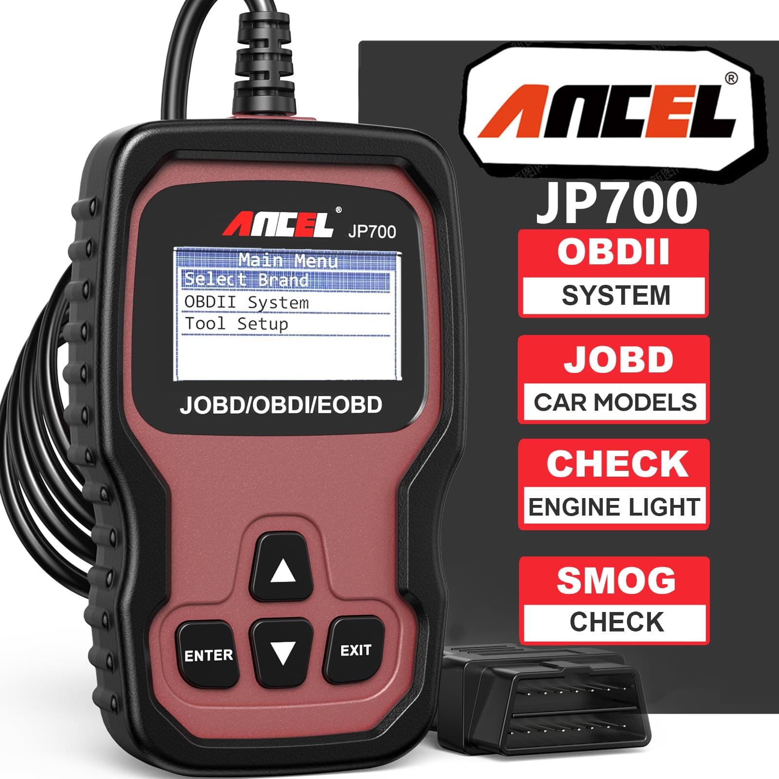 JP700 Diagnostic Code Reader for JOBD vehicles