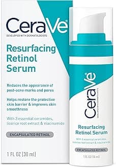 Resurfacing Retinol Serum For Post Acne Marks, Formulated With Licorice Root Extract & Niacinamide, Brightening Serum & Pore Minimizer For Face, Post Acne Skin Barrier Repair, Non-Comedogenic