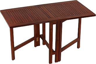 Emery Double Leaf Butterfly Folding Dining Table, Teak