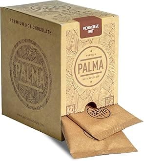 PALMA Italian Hot Chocolate Sachets - Piemontese Nut | 500g (20 Servings)