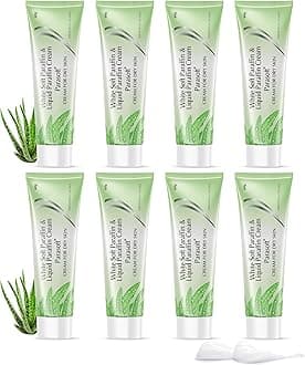 Parasoft Moisturizing Cream with Aloe Vera - 60g (Pack of 8) | Deep Hydration Intense Moisturizer for Dry & Dehydrated Skin, Non-Greasy, All-Season Daily Skincare, Dermatologist Tested, Paraben-Free