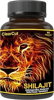 ClearCut SHILAJIT GOLD Ashwagandha Shatavari Safed musli Ayurvedic capsules for men 60