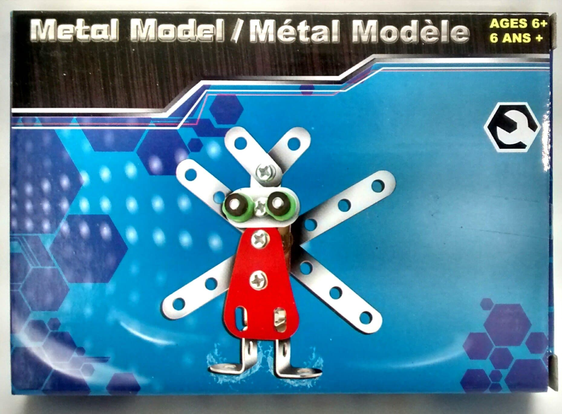 Metal Model Robot Bug ~ Mini Construction with Tools & Instruction ~ 8 Years & Up