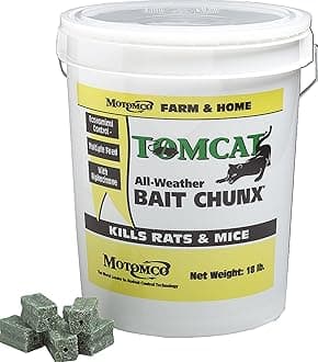 1 oz/18 lb 008-32448 Tomcat All-Weather Bait Chunx Rat and Mouse Killer