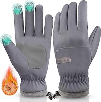 Winter Waterproof Ski Gloves Men Women, Snow Warm Cycling Cold Weather, Driving Biking Running