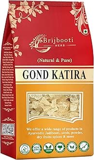 BIRJU MAHAVIR Gond Katira/Kathila Gum/Kathila Gond/Tragacanth Gum (400 g)