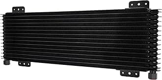 40k Transmission Oil Cooler LPD47391, Heavy Duty 40,000 GVW Max, Low Pressure Drop, Compatible with Tru-Cool,Includes Mounting Hardware-Ideal for Heavy Vehicles,40,000 GVW transmission cooler (black)