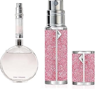 – AB00PK Perfume atomizer,Refillable Perfume Bottle, Pocket Cologne atomizer, Bottom Fill, Suitable for travel and vacation, birthday and anniversary, 5ml(pink)