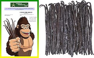 50 Whole Grade A Prime Gourmet Bourbon Madagascar Vanilla Beans 5~6" by Vanilla Products USA