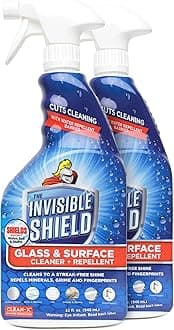 Invisible Shield Glass & Surface Cleaner and Repellent 32 fl. oz. Cleans and Protects against future dirt on multi surfaces by UNELKO- Clean-X (2)