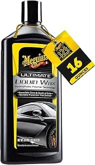 Meguiar's Ultimate Liquid Wax, Durable Protection that Shines, Towel and Pad Included – 16 Oz Bottle