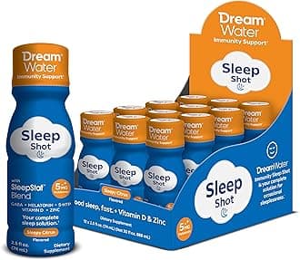 Dream Water: Sleep Aid & Immunity Support - Sleepy Citrus - 12 ct