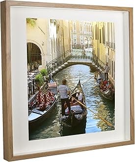 20x20 inches oak 3D BOX picture frame