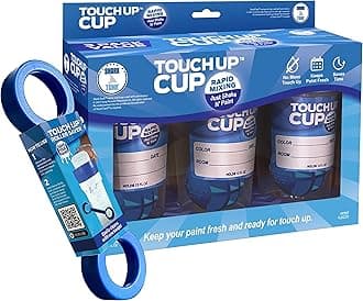Touch Up Cup Paint Storage Containers and Paint Roller Cleaner Tool, ​​3 Plas...