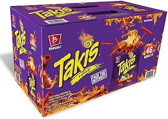 NCDVRRXK Takis Fuego, 2 Box of 46