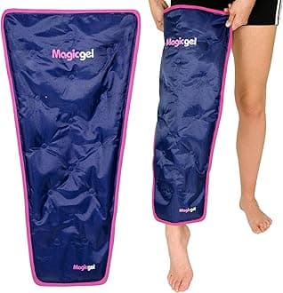 Magic Gel Leg Ice Pack - Professional Cold Therapy - Wrap Around Shin Ice Packs - Full Leg Ice Pack Wrap Around Entire Leg - Cool Down Your Legs Shins Hamstrings - Ice Packs Sleeve