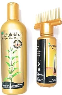 Indulekha Bringha Hair Oil and Hair Fall Shampoo (100, 200 ml)