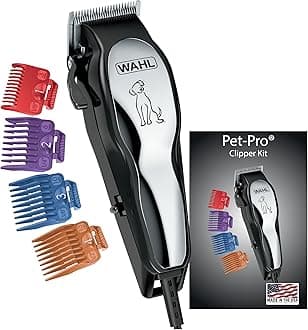Deluxe Series 13 Piece Pets-Pro Electric Grooming Kit (Chrome Grey)