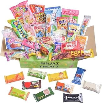 40 Japanese Candy Box 30 Japanese Snacks Plus 10 Japanese chocolate Flavors