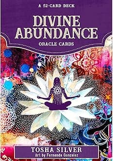 ANBOSI Divine Abundance Oracle (Without Guidebook) | Tarot Oracle Deck with 52 Cards | Traditional Standard Tarot Oracle Deck for Fortune Telling and Divination (Divine Abundance Oracle)