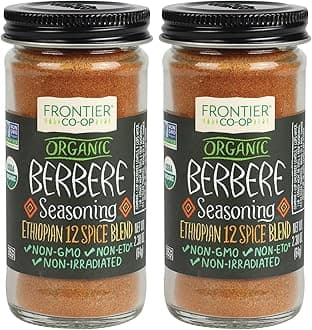 Frontier Organic Seasoning, Berbere, 2.3 Ounce (Pack of 2)