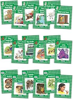 Jolly Phonics Readers, Complete Set Green Level (pack of 18)