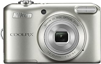 Nikon COOLPIX L28 20.1 MP Digital Camera with 5x Zoom Lens and 3" LCD (Silver) (OLD MODEL)
