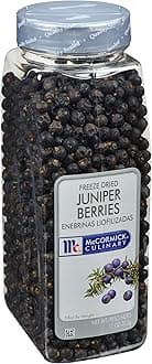 McCormick Culinary Freeze Dried Juniper Berries, 11 oz - One 11 Ounce Container of Dried Juniper Berries for Cooking and Baking, Perfect in Soups, Cocktails, Cakes, Teas and More