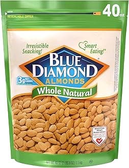 Blue Diamond Whole Natural Almonds - 1.1 kg (40 oz)
