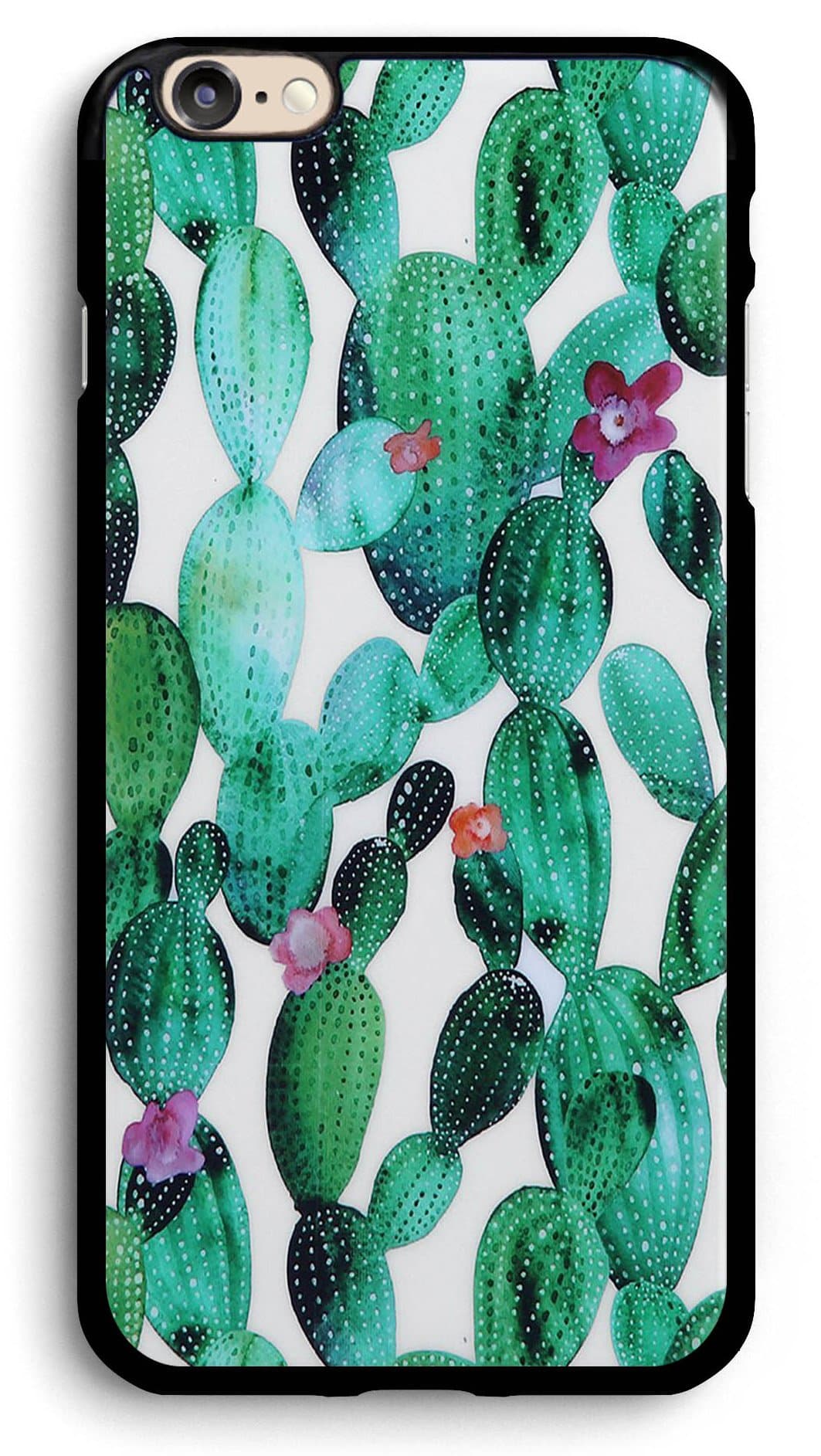 Cute Cactus iPhone Case,PC Hard Case for iPhone (6 Plus/6s Plus)