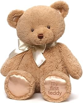 GUND My First Teddy Bear, Ultra Soft Animal Plush Toy for Babies and Newborns, Light Brown/Tan, 18”
